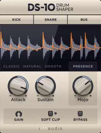 XLN Audio DS-10 Drum Shaper v1.3.5 [MacOSX]