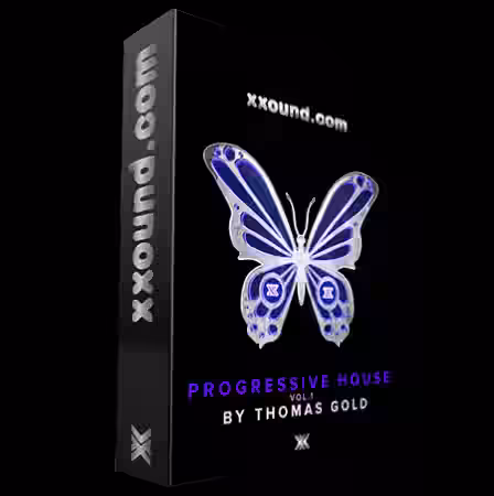 XXOUND THOMAS GOLD Progressive House Vol.1 [WAV, Synth Presets] - Sample Pack Artwork