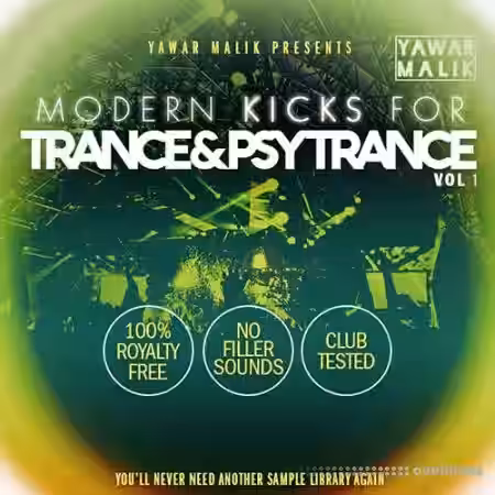 Yawar Malik Modern Kicks for Trance and Psy Vol.1 [WAV] - Sample Pack Artwork