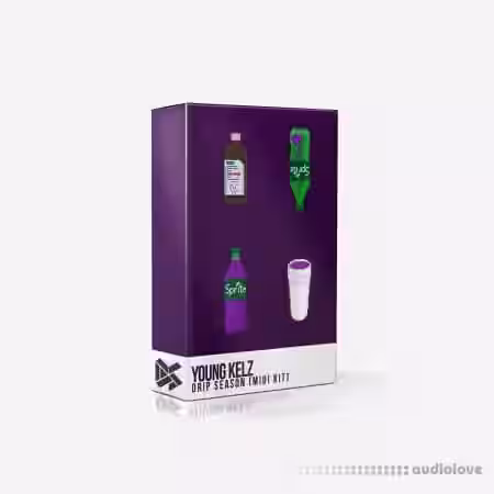 Young Kelz Drip Season Midi Kit [MiDi] - Sample Pack Artwork
