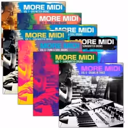 Yurt Rock The More MIDI Drum Bundle [MiDi] - Sample Pack Artwork
