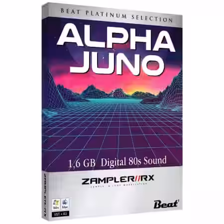 ZamplerSounds Alpha Juno - Sample Pack Artwork