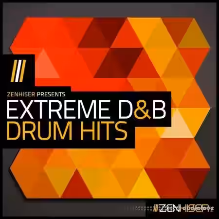Zenhiser Extreme DnB Drum Hits [WAV] - Sample Pack Artwork