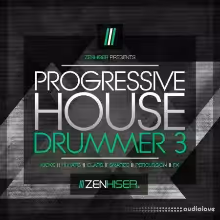 Zenhiser Progressive House Drummer 3 [WAV] - Sample Pack Artwork