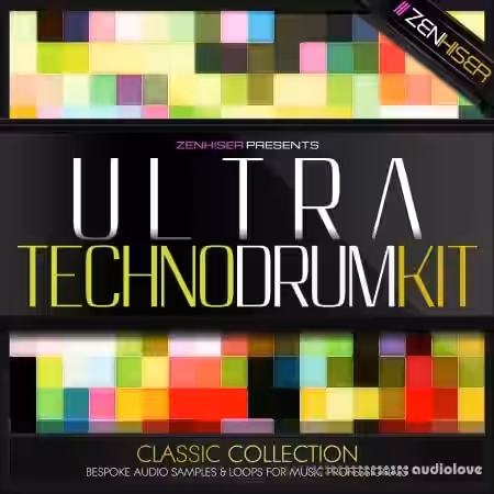 Zenhiser Ultra Techno Drum Kit [WAV] - Sample Pack Artwork